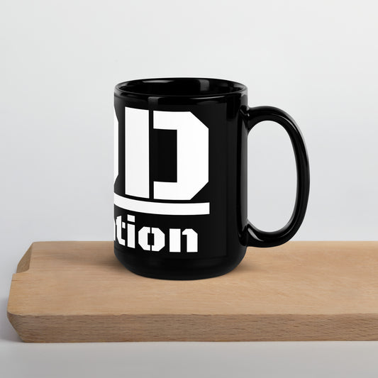 One Nation under God Black Glossy Mug