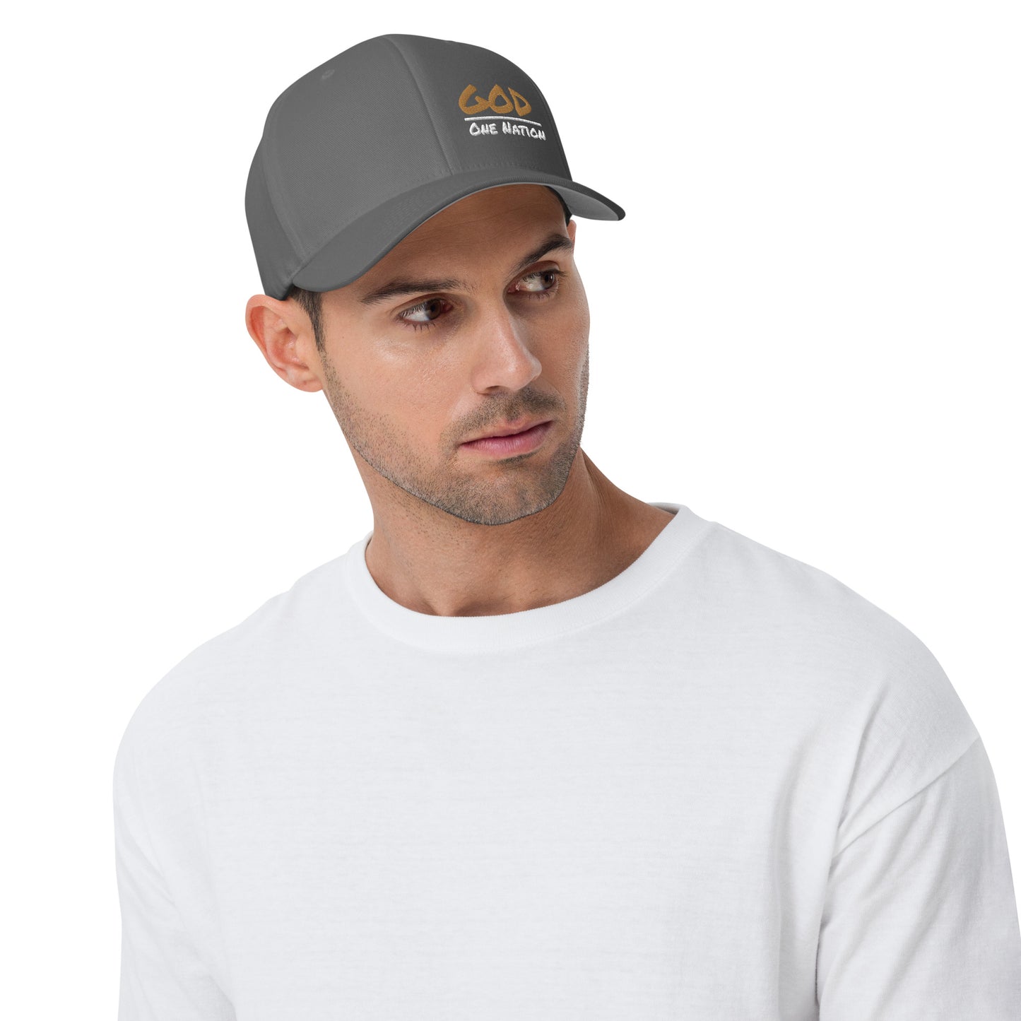 One Nation under God Flex Fit Structured Twill Cap