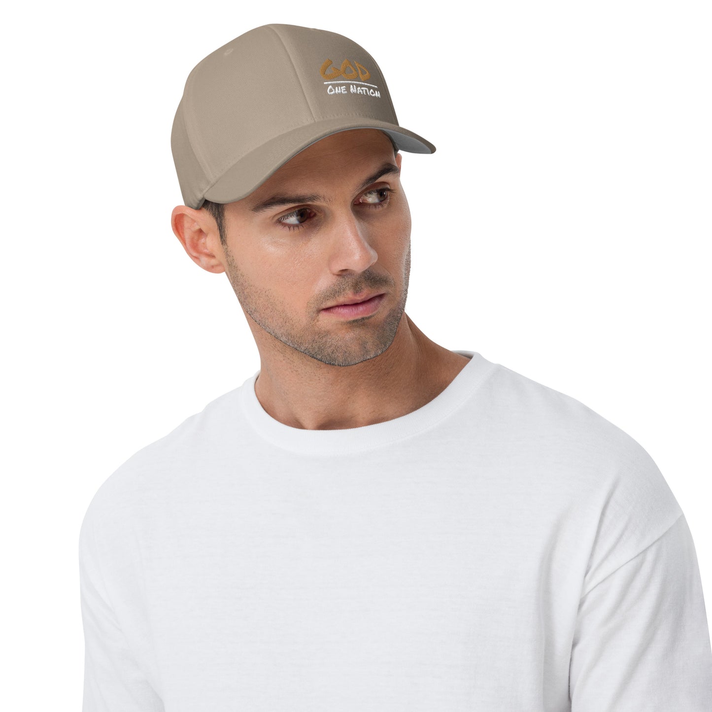 One Nation under God Flex Fit Structured Twill Cap